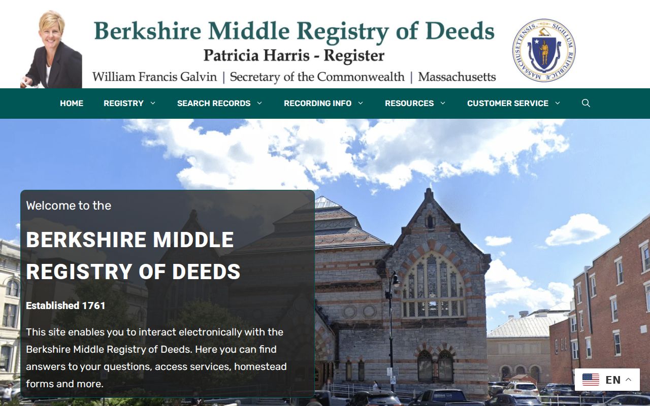 Pittsfield residents directory Berkshire Middle deed-record office