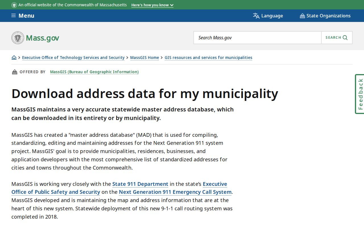 Pittsfield ZIP code directory Massachusetts address data standards
