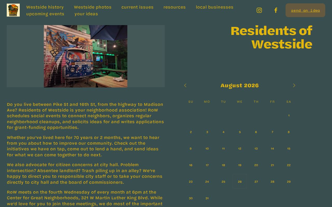 Pittsfield neighbors Residents of Westside contact page
